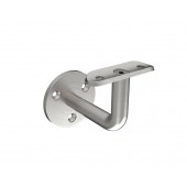 INOX Stenski nosilec 42.4 fiksen, D14, Φ60, 75x50 prirobnica na 3 vijake, SATINIRAN AISI304 