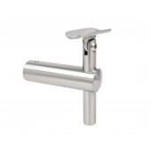 INOX Bočni nosilec ročnika 42,4 montažni AISI304 satiniran 55S