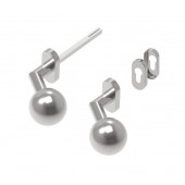 Inox kljuka D8/04-2-D-i desna vrtljiv gumb AISI304