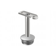 INOX Cevni nosilec 42.4 fiksen D14 izbočen čep / satiniran