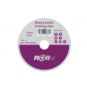  Rezilna plošča za Inox, D125, d22,2 , t1mm