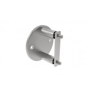 INOX Nosilec stebra / satiniran za cev 48,3