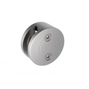 INOX Nosilec stekla 42.4 okrogel Fi60 / satiniran AISI304