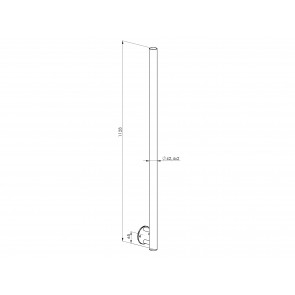 INOX STEBER BM 1128 42,4, poliran AISI304