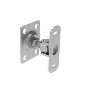 Inox tečaj M12F montažni s dvojno prirobnico 75X55 / 90X30  AISI304 Goptimal 40kg