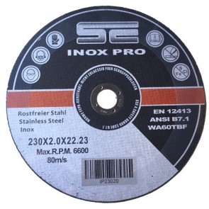 SE INOX PRO 230x2,0x22,23mm rezalna plošča