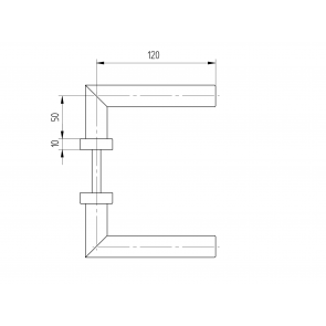 Inox kljuka D8/05-i AISI304