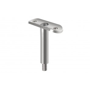 INOX Cevni nosilec 42.4-M8 fiksen / satiniran