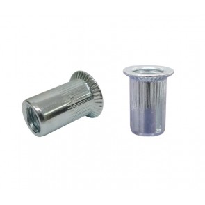 INOX MATICA SLEPA M5 RF A2 NAREBRIČANA VGREZNJENA GLAVA 1,5-4,0mm 100kos