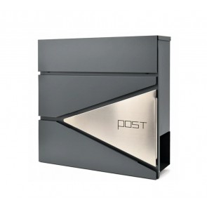 Poštni nabiralnik Zn-V2/60 370x370x100mm, RAL 7016