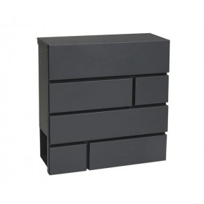 Poštni nabiralnik Zn-V2/62 370x370x100mm, RAL 7016