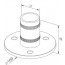 INOX Osnovna plošča za steber 42.4 / satiniran