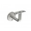 INOX Stenski nosilec 42.4 fiksen, D14, Φ60, 75x50 prirobnica na 3 vijake, SATINIRAN AISI304 