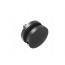 INOX Nosilec stekla okrogel točkovni raven 50x10x10 / satiniran 0104S-PVD ČRNA IZVEDBA