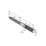 INOX Vijak M8x100 HANGER A2 DIN9210