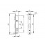 KLJUČAVNICA ZN 30X30 AISI304 13mm / 82mm