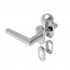 Inox kljuka D8/05G-L-i leva, fiksni gumb AISI304